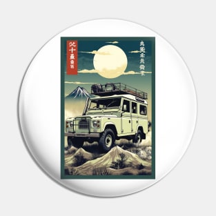 Japanese Inspired 4x4 Art Pin