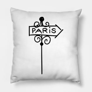 Paris sign Pillow