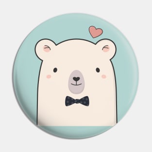 Kawaii Cute Polar Bear Pin