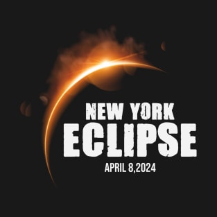 New York Eclipse April 8 2024 T-Shirt