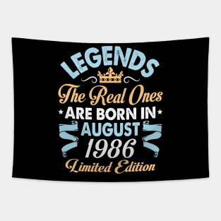 Legends The Real Ones Are Born In August 1976 Happy Birthday 44 Years Old Limited Edition Tapestry