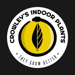 Crowley's Indoor Plants logo - White BG T-Shirt