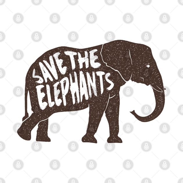 Awesome Vintage Save The Elephants T shirt by AlyMerchandise