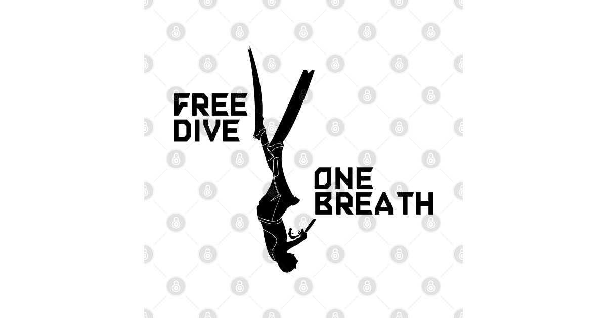 Freedive One Breath Freediving T Shirt Teepublic