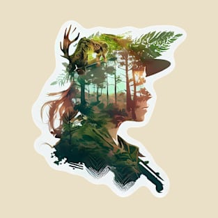 Huntress - Double Exposure T-Shirt