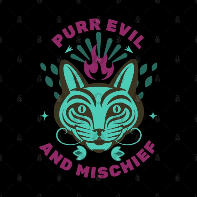 Purr evil and mischief by onemoremask