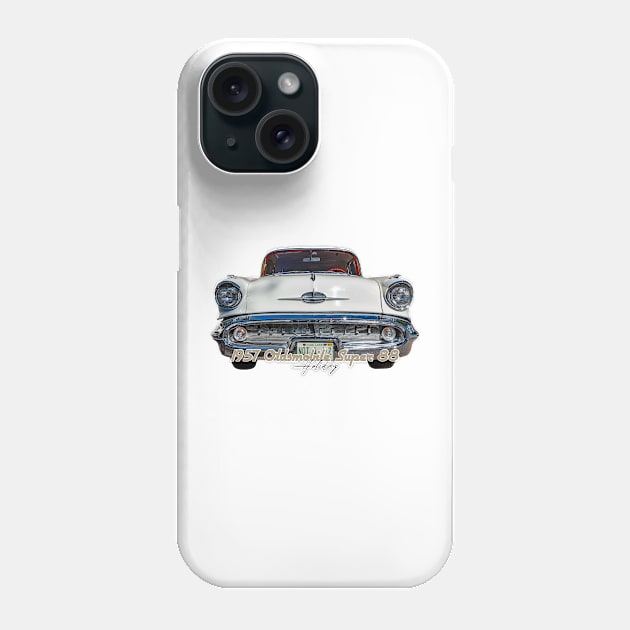 1957 Oldsmobile Super 88 Holiday Phone Case by Gestalt Imagery