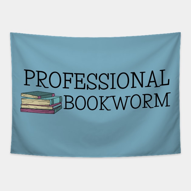 Professional Bookworm Tapestry by angiedf28