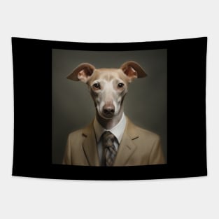 Italian Greyhound Dog in Suit Tapestry