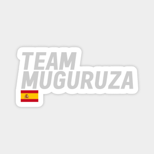 Team Muguruza Magnet
