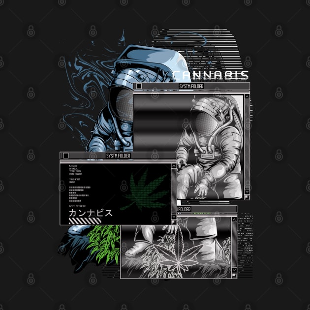 Astronaut cannabis by Wagum Std