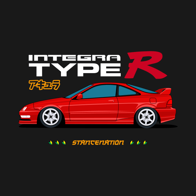 Integra Type R Stancenation jdm cars by masjestudio