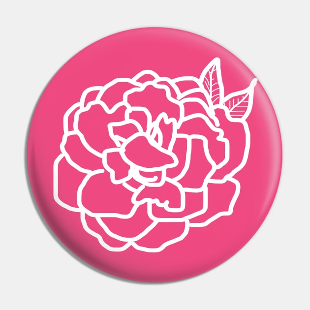 Rose doodle Pin by RAK20