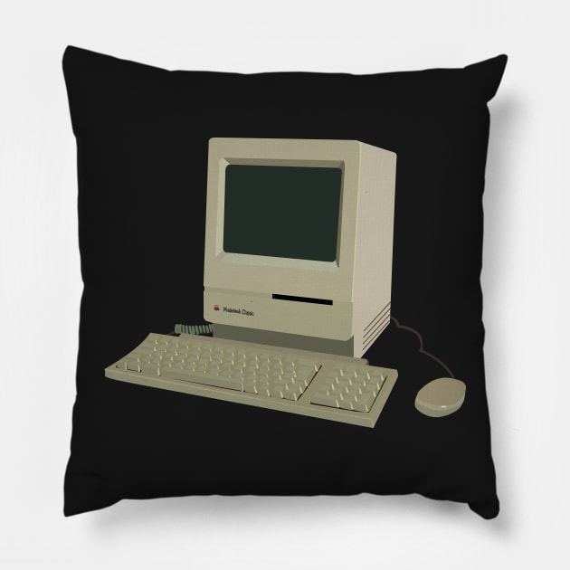 macintosh classic Pillow by LUUL