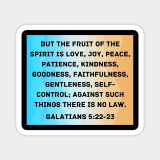 Bible Verse Galatians 5:22-23 Magnet