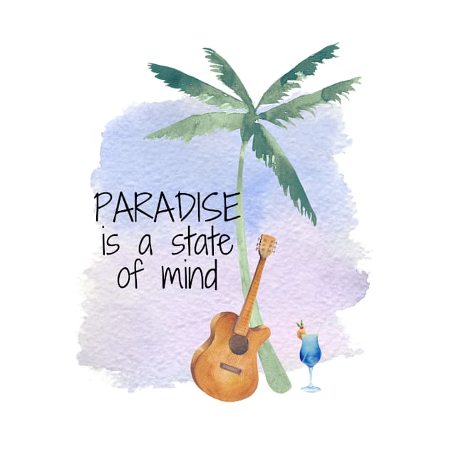 Paradise Quote Tropical by She Gets Creative