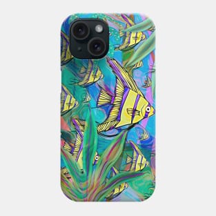 Angel Fish Scene #9 Phone Case