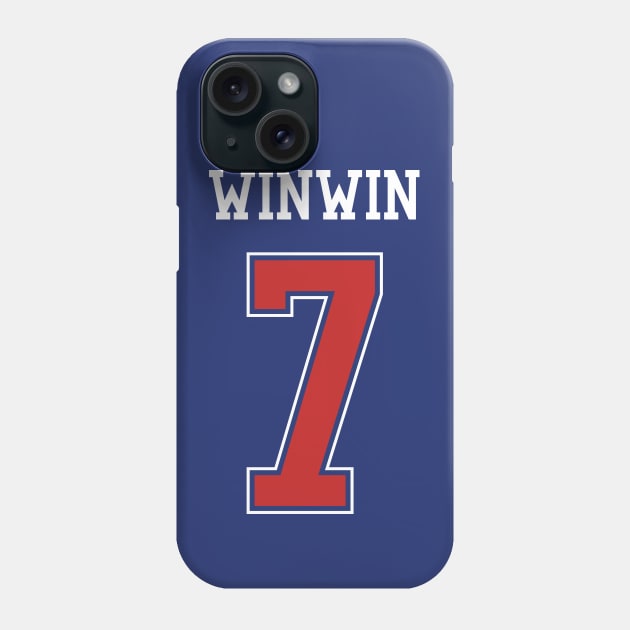 Winwin's hockey jersey - 90's love (NCT) Phone Case by Duckieshop