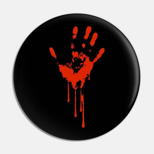 Bloody Hand Zombie Horror Blood Halloween Costume Pin by maelotti22925