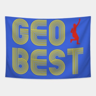 George Best Footballer Tapestry