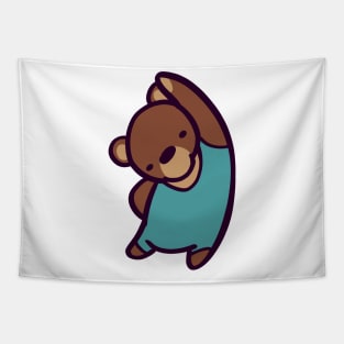 Brown Bear Aerobics Tapestry