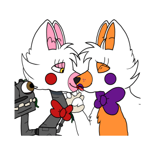 Lesbian Foxes 2 - Mangle and Lolbit T-Shirt