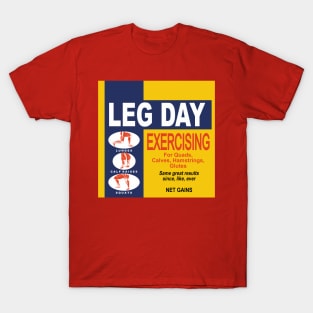 Gym Shirt for Men Ready For Leg Day Gym Shirts Fitness Tshirt Funny Workout