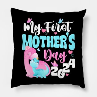 My First Mothers day 2024  Mom Mothers Day Pillow