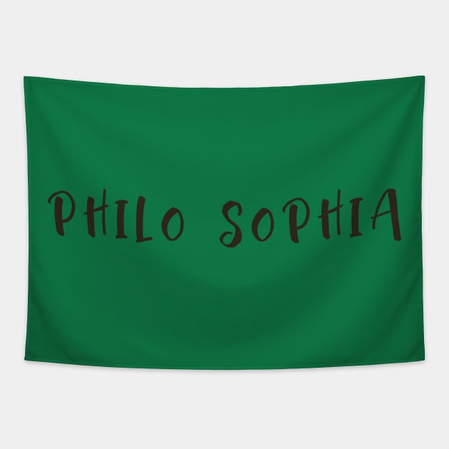 philo sophia Tapestry by PrimalWarfare