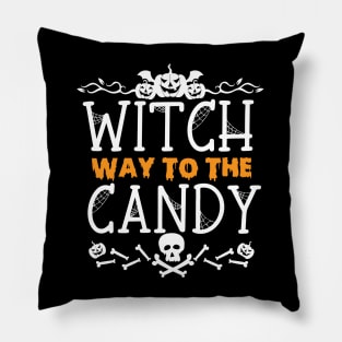 Funny Hlloween Witch's Candy Hunt - Witch Way to The Candy Pillow