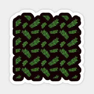 Palm leaves. Magnet