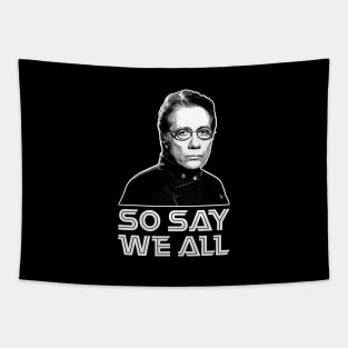 Battlestar Galactica So Say We All William Adama Tapestry