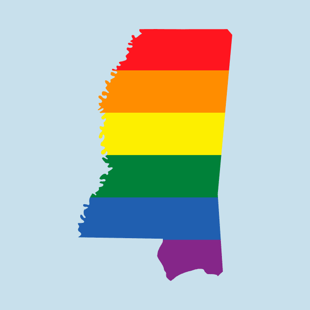 Mississippi state LGBT Pride by FiftyStatesOfGay