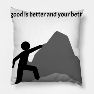 Never Let It Rest! Pillow