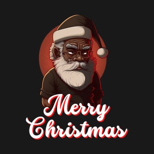 Black Santa, African American Santa T-Shirt