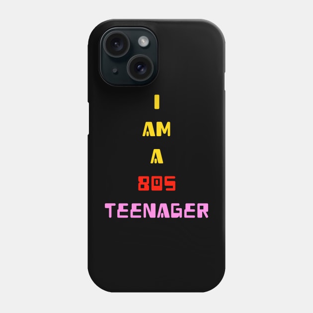 I am a 80s teenager for eighties teens Phone Case by Spaceboyishere