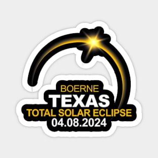 Boerne Texas Total Solar Eclipse 2024 Magnet