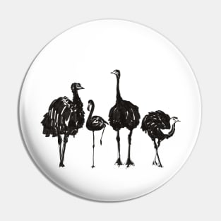 Birds Of A Feather Pin