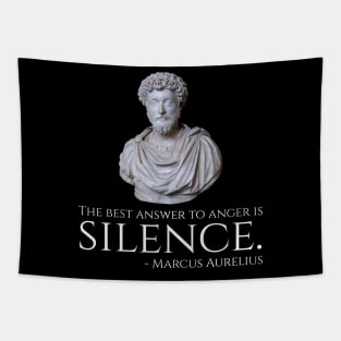 Marcus Aurelius - Stoicism Quote On Anger - Motivational Tapestry