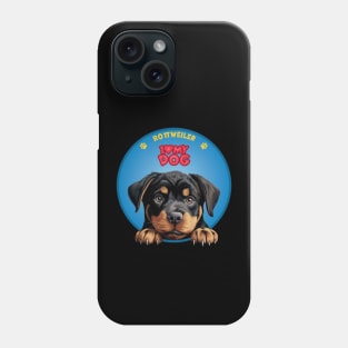 I Love my dog Rottweiler Phone Case