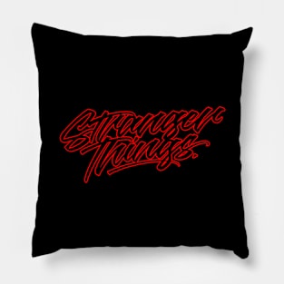 Stranger Things script type Pillow