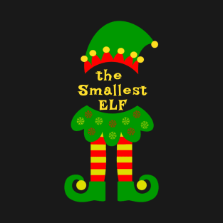 The Smallest Elf Family Matching Christmas 2020 Gift  T-Shirt
