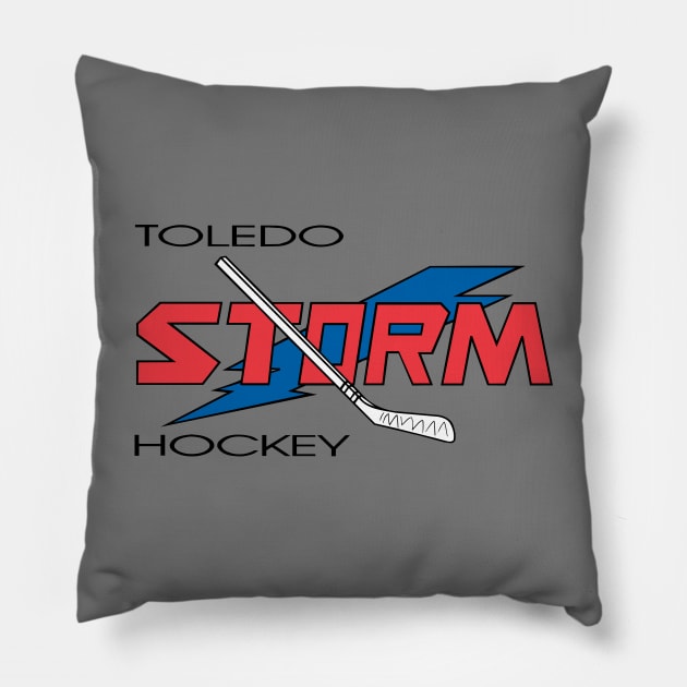 Toledo Storm Pillow by HeyBeardMon