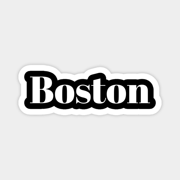 Boston Magnet by bestStickers