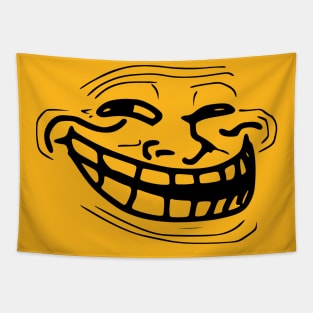 Trollface - tshirt design Tapestry