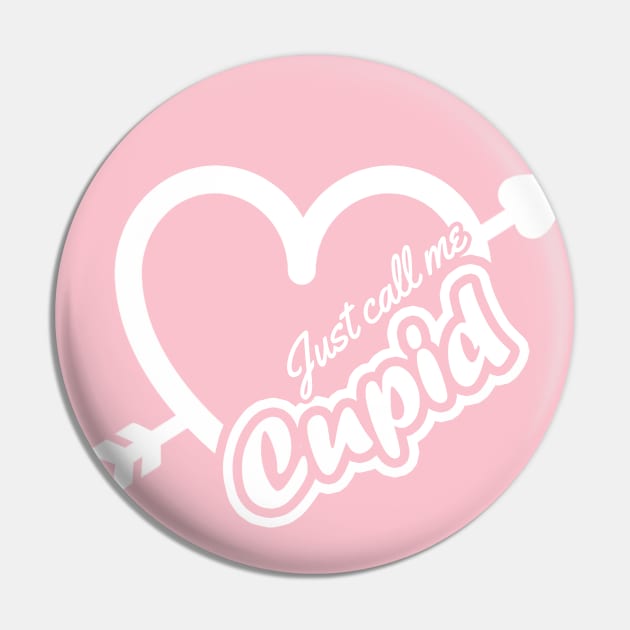 Just Call Me Cupid, Valentine's Day Cupid, Love Gift, Heart Valentine, Funny Cupid Gift, Love Cupid Pin by NooHringShop