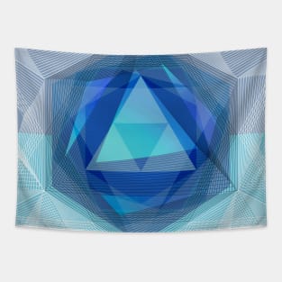 Jewel Lines - Sapphire & Cobalt Tapestry