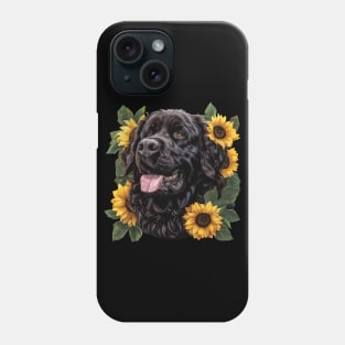 Newfoundland dog Phone Case