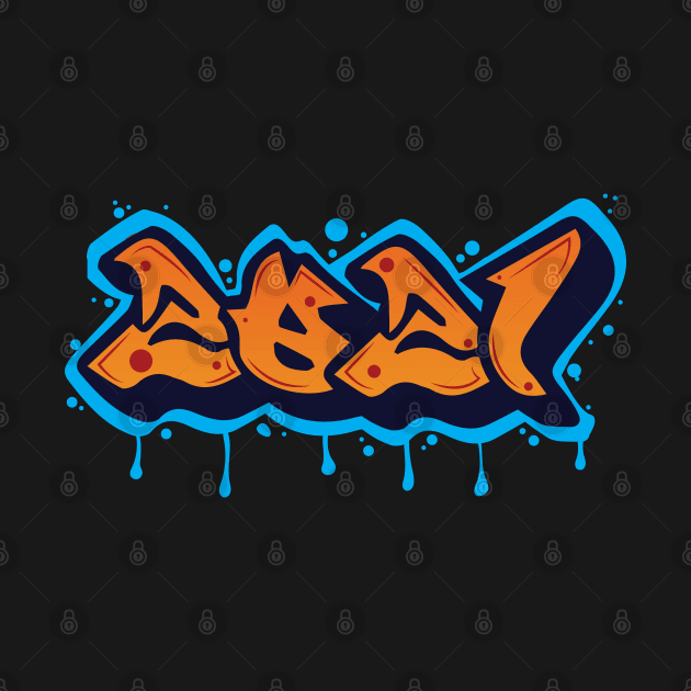 Cool 2021 Graffiti text by MINOUCHSTORE