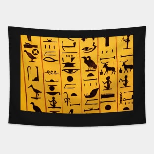 Egyptian hieroglyphs Tapestry